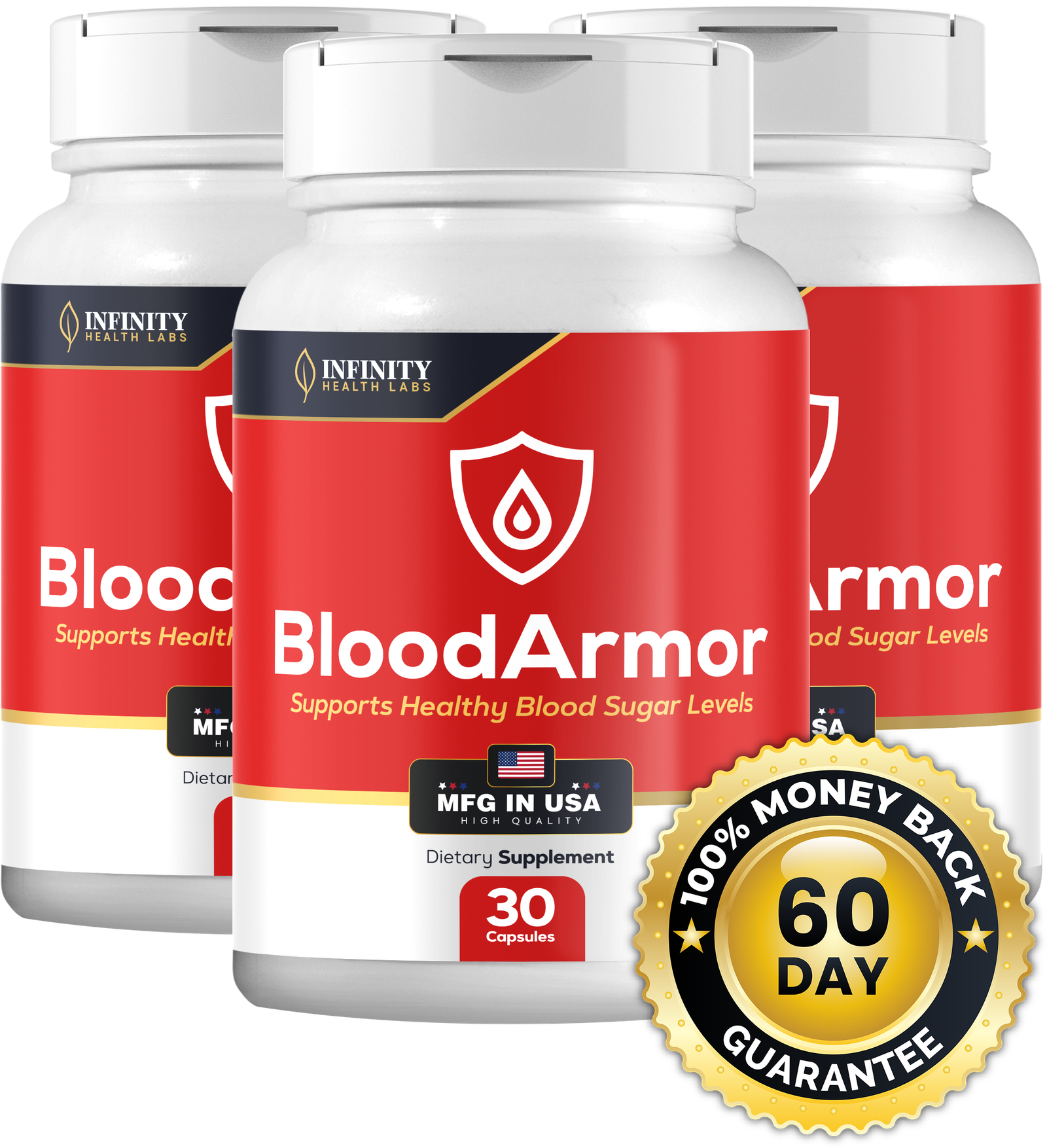 Blood Armor 3 bottle promotional package