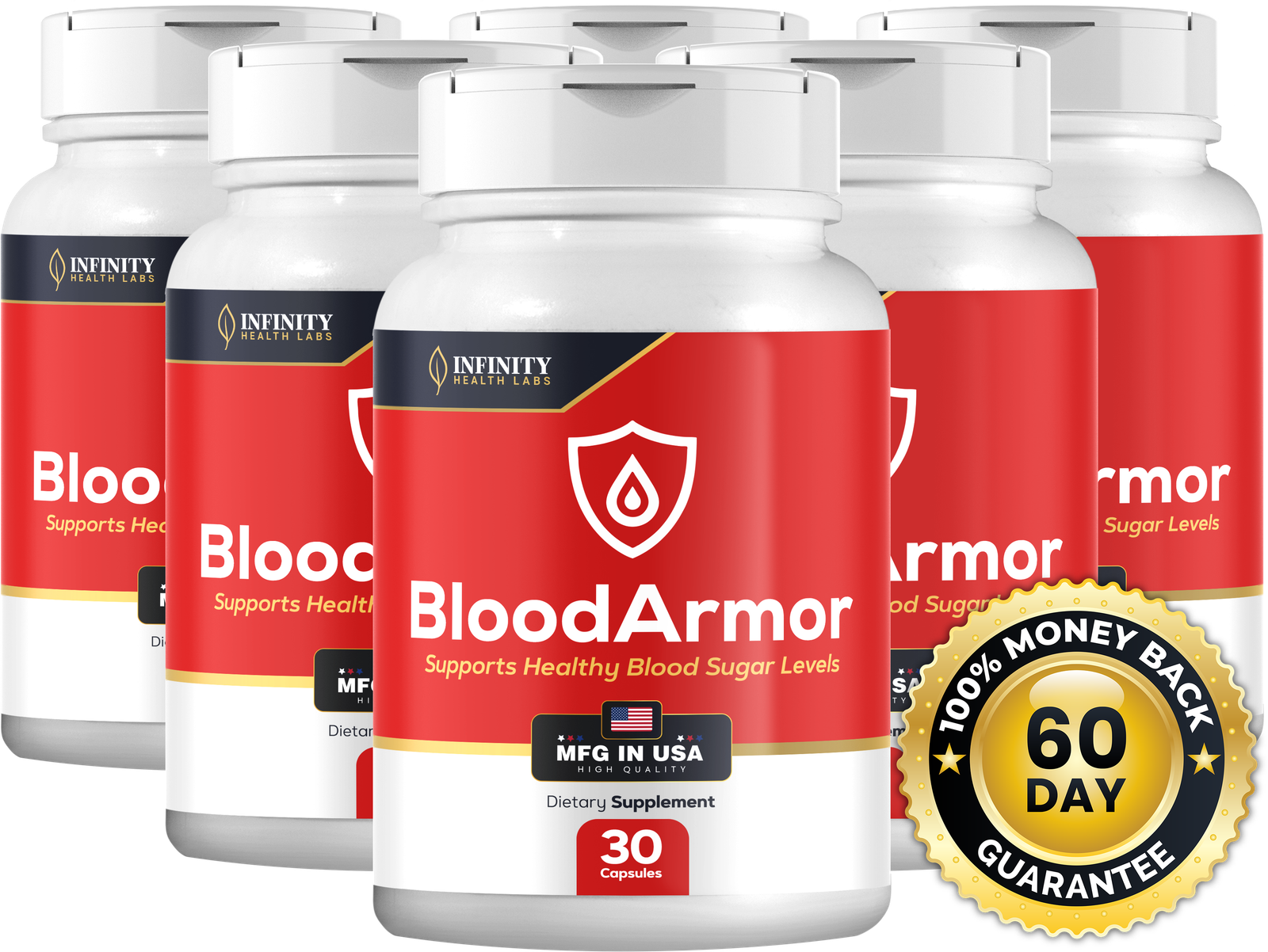 Blood Armor 6 bottle promotional package