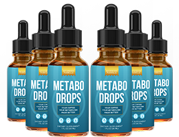 Six bottle Metabo Drops package