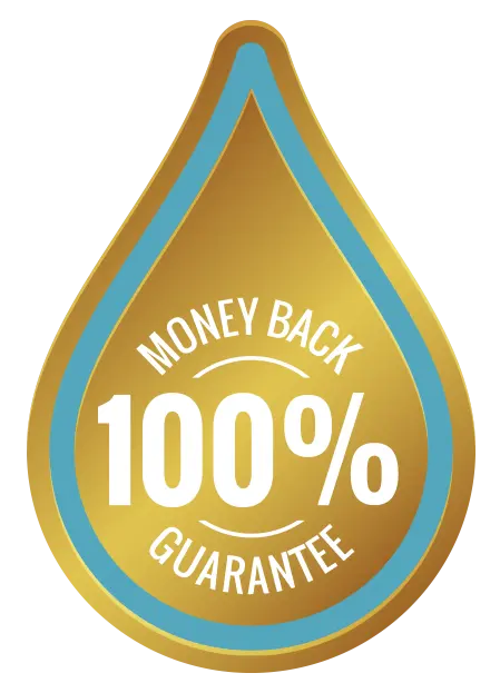 Metabo Drops merchant money-back guarantee seal