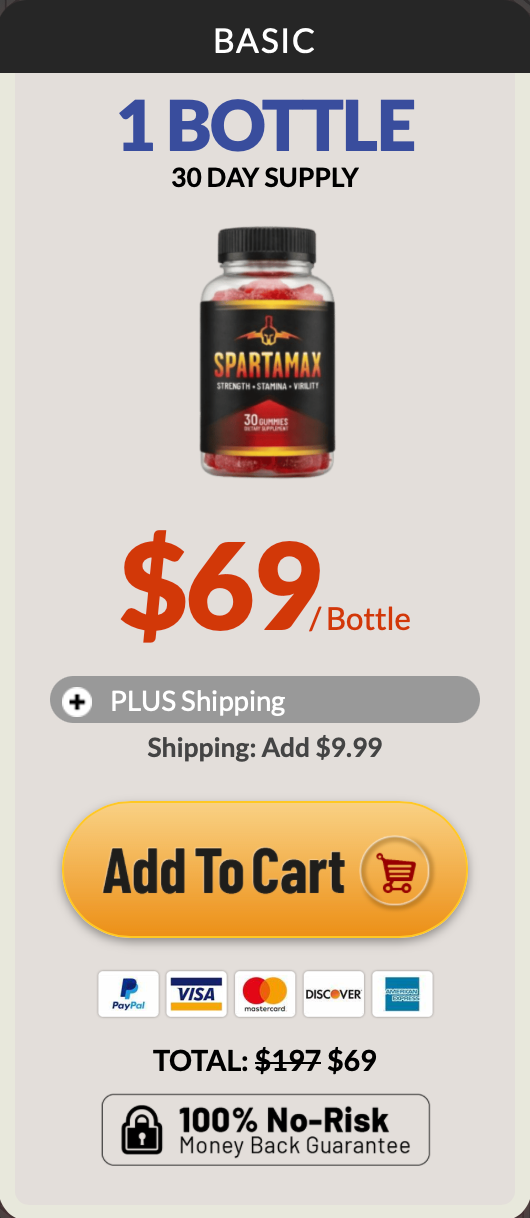 One bottle Spartamax package
