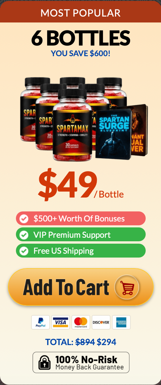 Six bottle Spartamax package